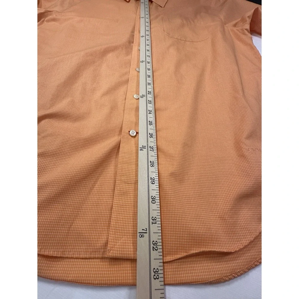 Daniel Cremieux Italian Fabric Men's Shirt Large Short‎ Sleeve Button Down